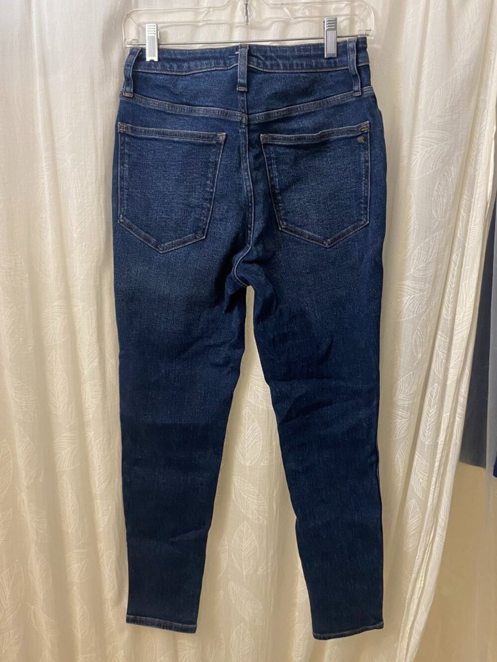 Madewell Women's Curvy High-Rise Skinny Jeans Blue Medium Wash Denim size 27